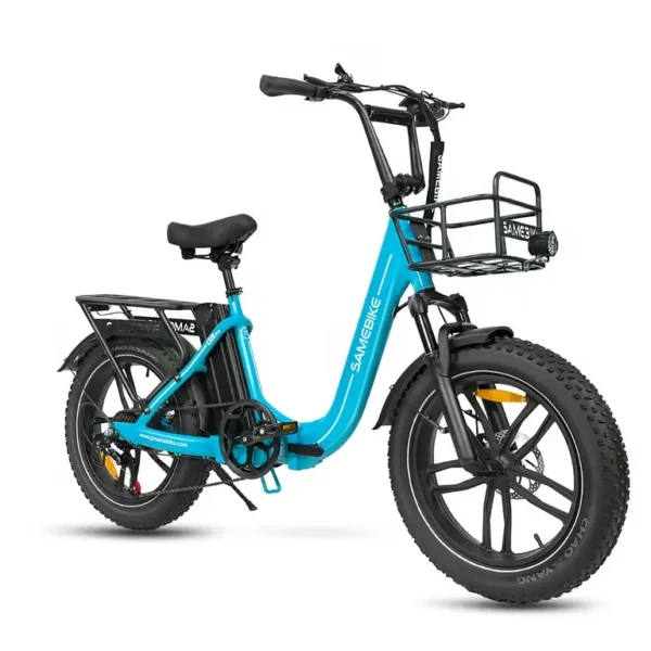 Samebike - Vélo électrique SAMEBIKE C05 Pro 20" Fat Tire Step-Through E-Bike pour femme Moteur 500W Batterie 36V 13Ah – Image 2