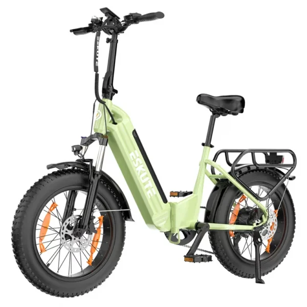 ESKUTE - Vélo électrique pliant ESKUTE Star 20" Fat Tires Mountain Bike 250W 36V 25Ah Batterie-Vert – Image 2