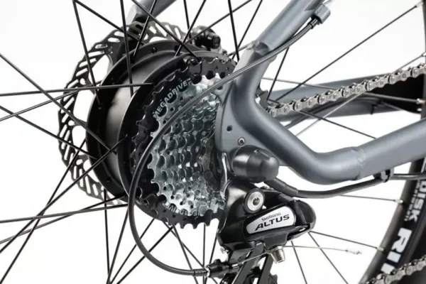 Momabikes - VTT Electrique , EMTB-27.5 ", Suspension avant, SHIMANO 24 Vitesses & Freins a disque Hydraulique Batterie Intégrée Ion Lithium 48V 13Ah – Image 2