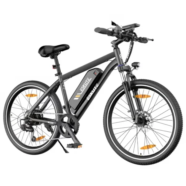 ESKUTE - Vélo électrique ESKUTE M100 27,5" VTT électrique Moteur 250W Batterie 36V 10,4Ah-Noir – Image 2