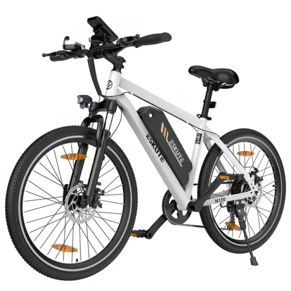 ESKUTE - Vélo électrique ESKUTE M100 27,5" VTT électrique Moteur 250W Batterie 36V 10,4Ah-Blanc