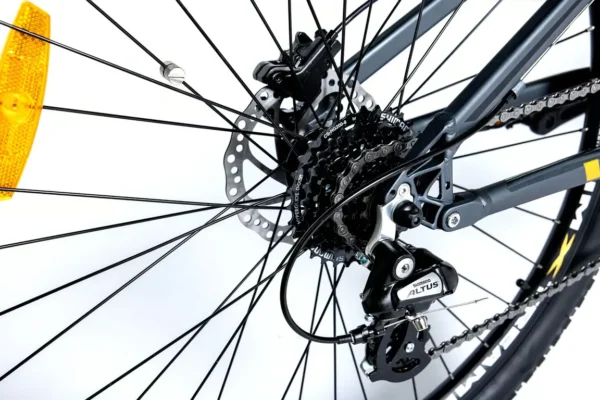 Momabikes - VTT Electrique, EMTB-29" PRO Moteur Central, Full Suspension, SHIMANO ALTUS 8 Vitesses & Freins a disque Hydraulique, Bat. Ion Lithium 48V 13Ah – Image 2