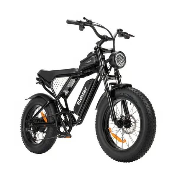 RIDSTAR - Vélo Électrique Ridstar Q20 - Moteur 500W Batterie 48V15Ah Pneus 20" Freins à Disque Mécaniques - Noir – Image 2