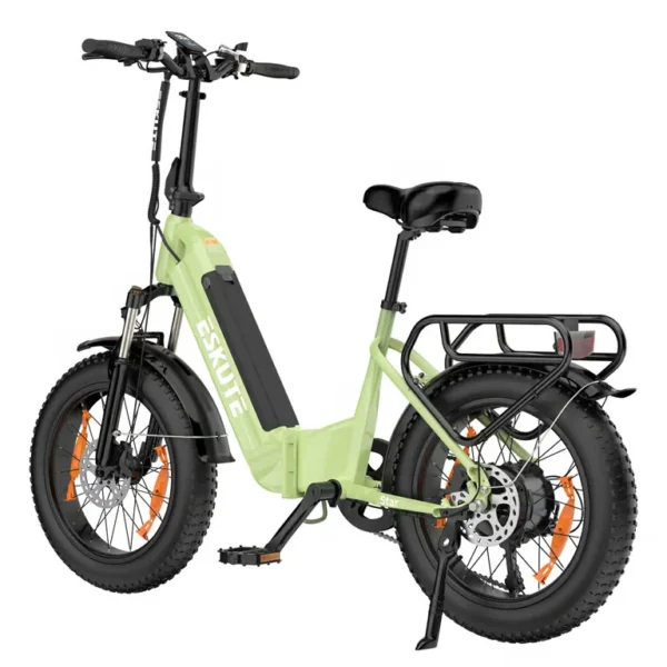 ESKUTE - Vélo électrique pliant ESKUTE Star 20" Fat Tires Mountain Bike 250W 36V 25Ah Batterie-Vert – Image 3