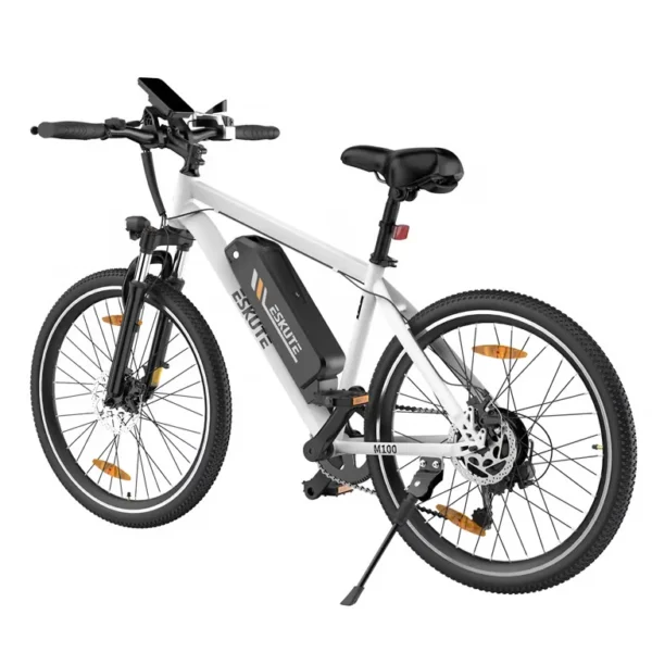 ESKUTE - Vélo électrique ESKUTE M100 27,5" VTT électrique Moteur 250W Batterie 36V 10,4Ah-Blanc – Image 2