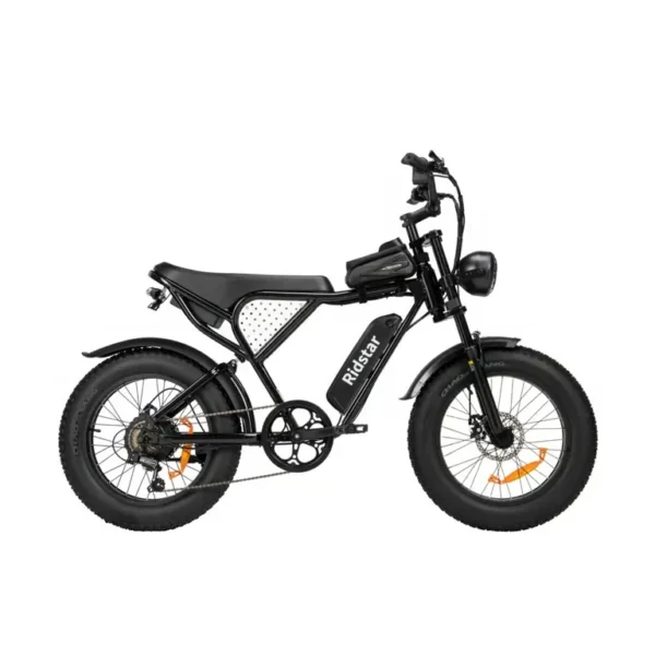 RIDSTAR - Vélo Électrique Ridstar Q20 - Moteur 500W Batterie 48V15Ah Pneus 20" Freins à Disque Mécaniques - Noir – Image 3