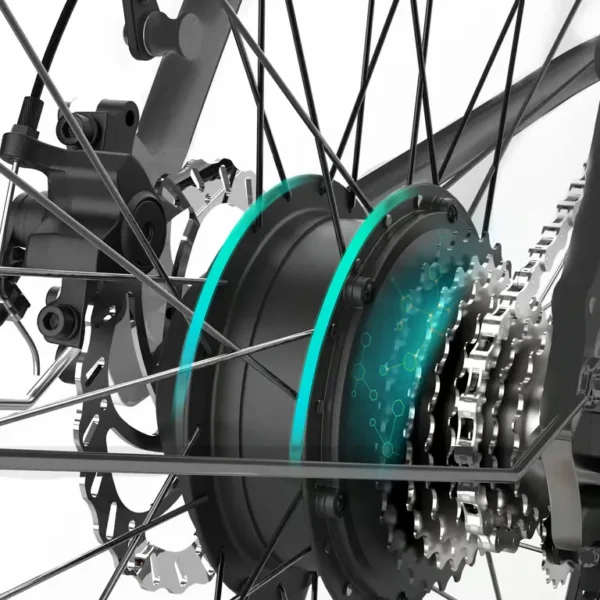 HITWAY - Vélo Électrique HITWAY Noir 26 POUCES 250W 36V 11.2Ah Shimano 7 Vitesses E-Bike – Image 3