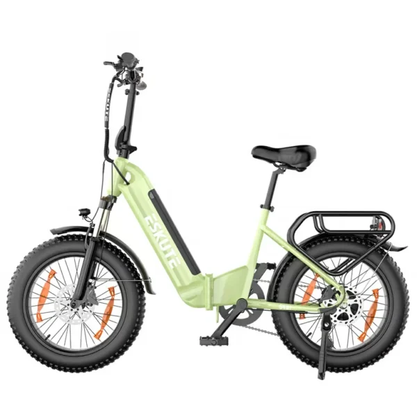 ESKUTE - Vélo électrique pliant ESKUTE Star 20" Fat Tires Mountain Bike 250W 36V 25Ah Batterie-Vert – Image 4