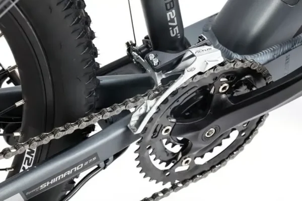 Momabikes - VTT Electrique , EMTB-27.5 ", Suspension avant, SHIMANO 24 Vitesses & Freins a disque Hydraulique Batterie Intégrée Ion Lithium 48V 13Ah – Image 5