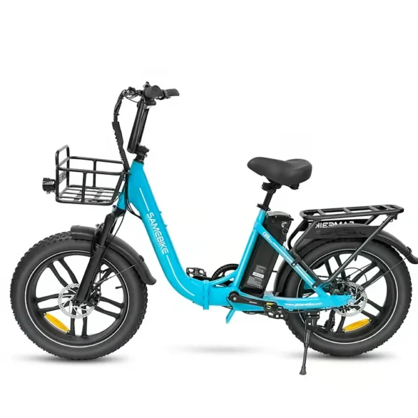 Samebike - Vélo électrique SAMEBIKE C05 Pro 20" Fat Tire Step-Through E-Bike pour femme Moteur 500W Batterie 36V 13Ah