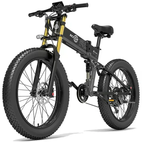 Bezior - Vélo électrique Bezior X-PLUS 26" Fat Tire Vélo de montagne électrique pliable 1500W 48V 17.5Ah