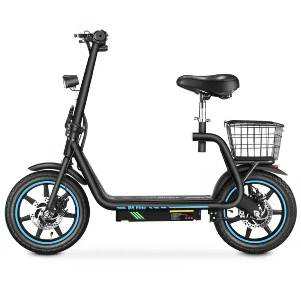 Honey Whale - Trottinette Électrique Honey Whale M5Elite - Moteur 500W Batterie 48V13AH Autonomie 45KM Freins à Disque - Noir – Image 4